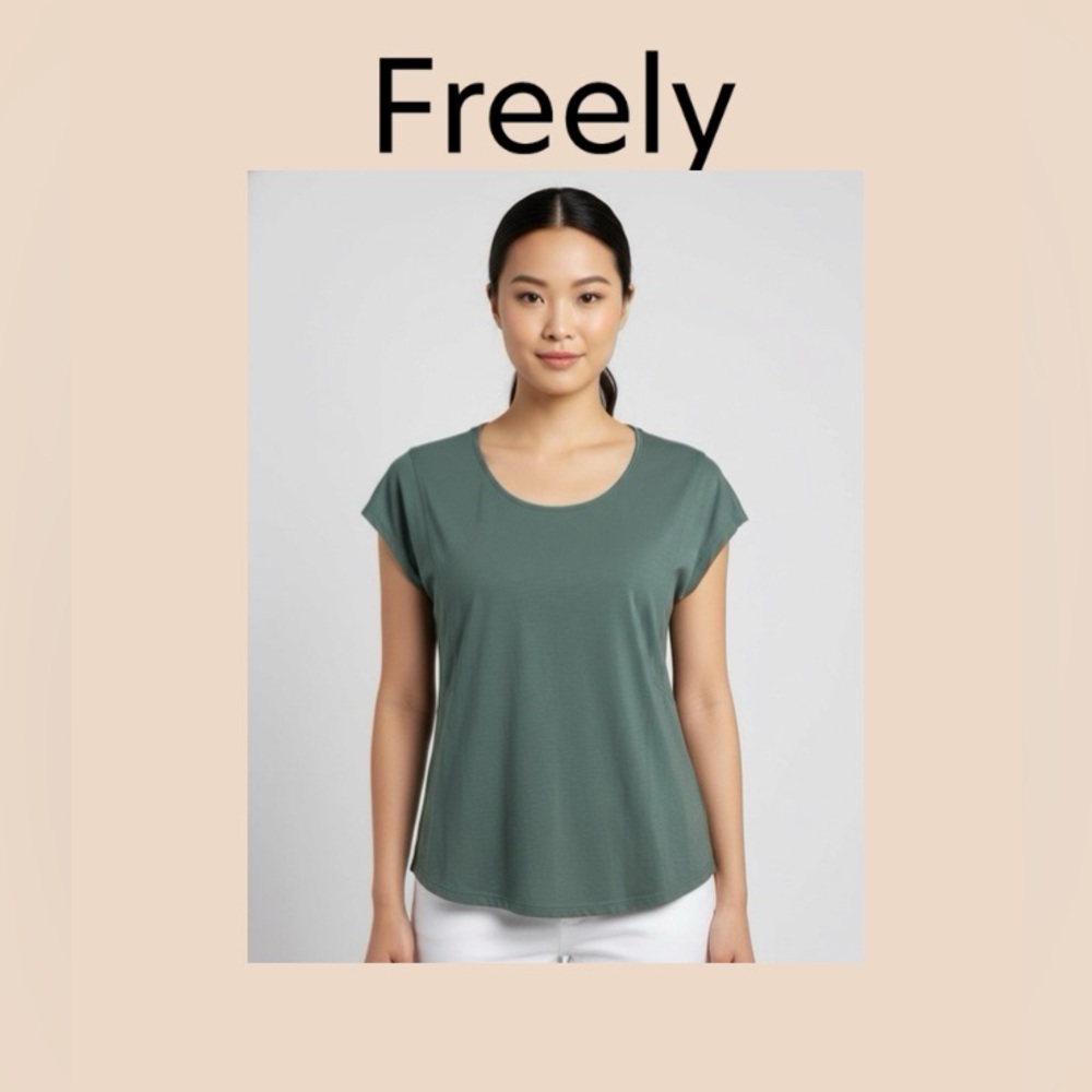 Women’s Short Sleeve Athletic Casual Top Size Medium